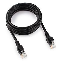 Патч-корд UTP Cablexpert PP12-2M/BK кат.5e, 2м, литой, многожильный (чёрный) | код PP12-2M/BK | Cablexpert
