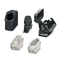 Комплект вставных соединителей HC-EVO-B16PT-BWSC-HH-M25-PLRBK | код 1408793 | PHOENIX CONTACT