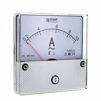 Амперметр щитовой EKF PROxima 50А AC, аналоговый, кл.т. 2,5 |  код. am-a801-50 |  EKF