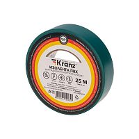 Изолента ПВХ 0.13х19мм 25м зел. | код. KR-09-2203 | Kranz