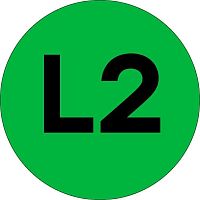 Наклейка "L2" d=20мм PROxima | код an-2-15-1 | EKF