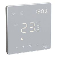 ARTGALLERY ТЕРМОСТАТ программируемый с Wi-Fi для электрического теплого пола, 16 А, моноблочный, БЕЛЫЙ | код GAL000138 | Systeme Electric