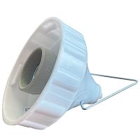 Светильник без стекла НСП 03-60 корпус пластик белый ГУ | код 1005550252 | Элетех