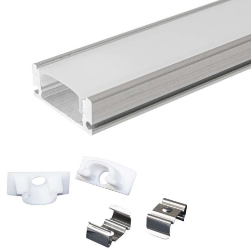 Профиль для светодиодной ленты RUICHI накладной алюминиевый 509-1, 1 м | код 113786 | Ruichi Профиль для светодиодной ленты RUICHI накладной алюминиевый 509-1, 1 м | код 113786 | Ruichi