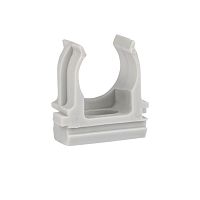 Крепеж-клипса d20 мм (10 шт) серая-Plast | код derj-z-20n-r | EKF