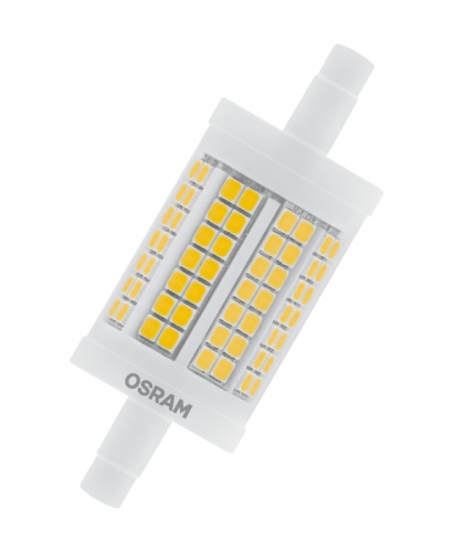 Лампа светодиодная LED OSRAM PARATHOM LINE 78 CL 100 non-dim 11,5W/827 R7S, 1521 лм, 11,5Вт (замена 100Вт), 2700К (теплый белый свет). Цоколь R7S, колба Special. Исполнение колбы прозрачное, пластик. Напряжение питания 220-240В. Товар сертифицирован. Код