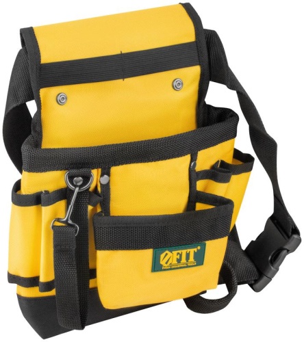 Пояс для инструмента одинарный, полиэстер, 9 отделений, 2 петли для инструмента | код 12515 | FIT фото 2 Пояс для инструмента одинарный, полиэстер, 9 отделений, 2 петли для инструмента | код 12515 | FIT фото 2