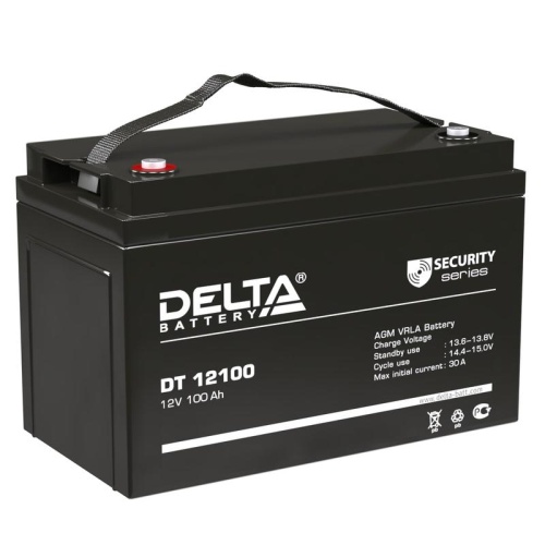 Аккумулятор ОПС 12В 100А.ч | код DT 12100 | Delta