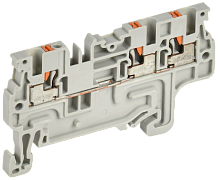 Колодка клеммная CP-MC 3 вывода 1,5мм2 серая IEK | код YCT22-00-3-K03-001 | IEK