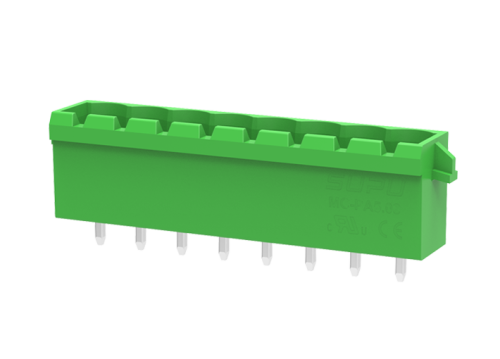 MC-PA5.08V07-D Разъём штекерный MC, прям. конт.,шаг 5.08мм,7 конт.с защ.,зел., шт | код MC-PA5.08V07-D | SUPU