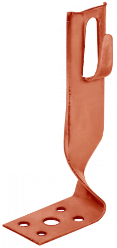 Дер. пр. кр. 6-8мм угловой скр. h=70мм медь IEK | код ZDP87-50-1-68-70 | IEK