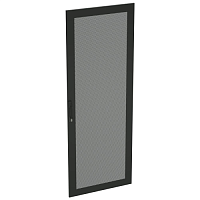 Дверь одностворчатая перфорированная для шкафов IT CQE 42U шириной 600 мм черн | код R5ITCPMM2060B | DKC