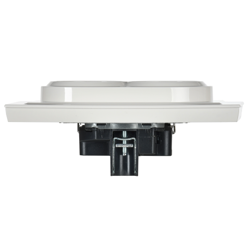 BRITE Розетка 2-местная с заземлением без защитных шторок 16А в сборе РС12-3-БрБ белый | код BR-R21-16-K01-F | IEK фото 7