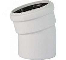 Отвод 15 град. 125 для бесшумной канализации | код 336100 | Ostendorf