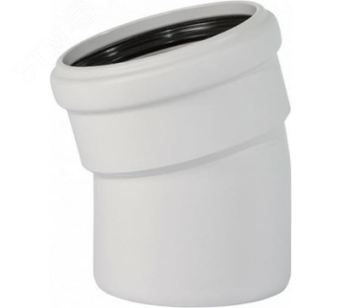Отвод 15 град. 125 для бесшумной канализации | код 336100 | Ostendorf