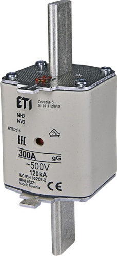 Предохранитель NH-2/gG 300A 500V KOMBI | код 004185221 | ETI Предохранитель NH-2/gG 300A 500V KOMBI | код 004185221 | ETI