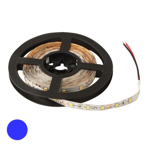 Светодиодная лента RUICHI, 2835, 300 LED, IP33, 12 В, цвет синий, длина 5 м | код 109718 | Ruichi