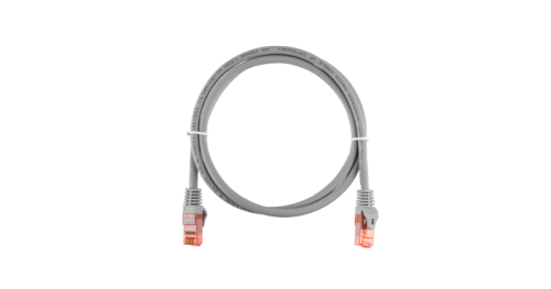 Коммутационный шнур NIKOMAX Essential Line U/UTP 4 пары, Кат.6a (Класс Ea), 500МГц, 2хRJ45/8P8C, T568B, заливной, с защитой защелки, многожильный, BC (чистая медь), 25AWG (7x0,175мм), LSZH нг(А)-HFLTx, серый, 5м | код NMC-PC4UA55B-ES-050-C-GY (0) Бр