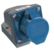 Розетка стационарная 2Р+РЕ 32А 220В IP44 | код. PSR11-032-3 | IEK