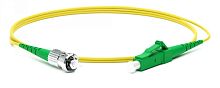 Патч-корд волоконно-оптический (шнур) SM 9/125 (OS2) LC/APC-ST/APC 2 мм simplex LSZH 3 м, Hyperline FC-S2-9-LC/AR-ST/AR-H-3M-LSZH-YL | код 250703 | Hyperline