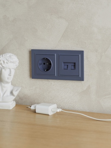 BRITE Рамка 2-местная IP44 РУ-2-БрМ-44 маренго | код BR-M22-44-K35 | IEK фото 5