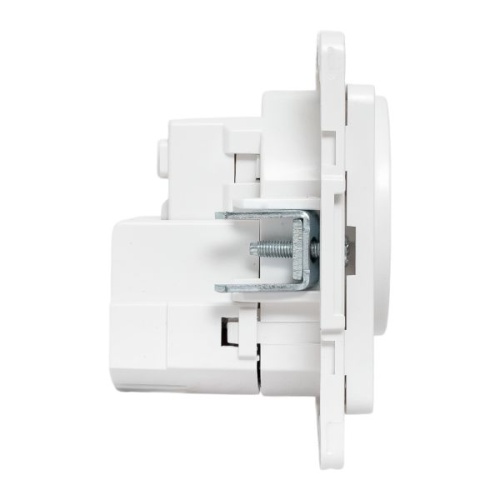 Стокгольм Механизм Розетки 1-местной с/з, USB A+C 16А винтовые клеммы белый с защ. штор. EKF | код EYR16-2USB-typeA-typeC | EKF фото 3