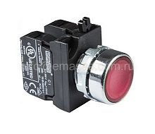 Кнопка нажимная круглая красная (2НО), CM101DK | код CM101DK | EMAS