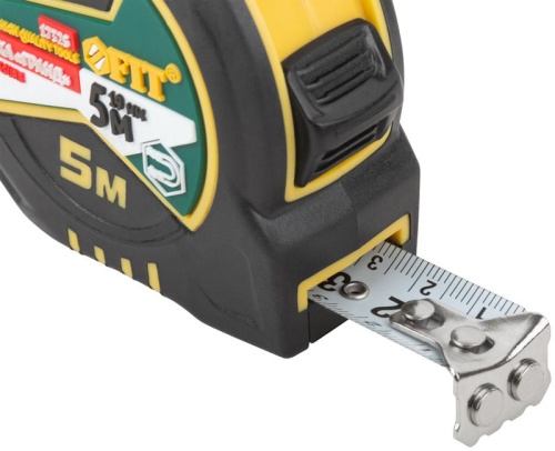 Рулетка Гранд 5мх19мм калибр. лента; нейлон. покрытие; магн. крючок; двойной стопор; прорезиненный корпус FIT 17325 фото 9 Рулетка Гранд 5мх19мм калибр. лента; нейлон. покрытие; магн. крючок; двойной стопор; прорезиненный корпус FIT 17325 фото 9