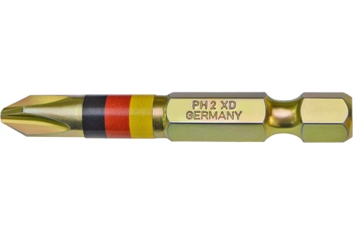Бита магнитная PH2 х 50 мм 1/4'' E6.3 Extra-hard повышенной твердости, с флагомновинка | код. 271612000 | WITTE