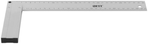 Угольник столярный литой профи 300мм алюм. FIT 19553 фото 4 Угольник столярный литой профи 300мм алюм. FIT 19553 фото 4