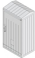 Шкаф полиэстеровый KVR-D 80-80-32 P (В823хШ794хГ320, двухдверный, плоская крыша) | код 001602277 | ETI