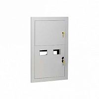 Этажный щит ЩЭ 12 мод., IP31, встраиваемый, сталь, серая дверь | код. IND-MKM12-02-30 | IEK