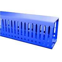 555 2580BL, KKD 2580, Перфорированный короб с крышкой, 25x80 (ШxВ) Синий | код 0.0.0.5.552580BL | KLEMSAN