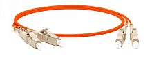 Патч-корд волоконно-оптический (шнур) MM 62.5/125 LC-LC 2 мм duplex LSZH 10 м, Hyperline FC-D2-62-LC/PR-LC/PR-H-10M-LSZH-OR | код 35060 | Hyperline