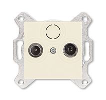 Розетка TV-R Levit оконечная слоновая кость | код 5011H-A03503 17W | ABB