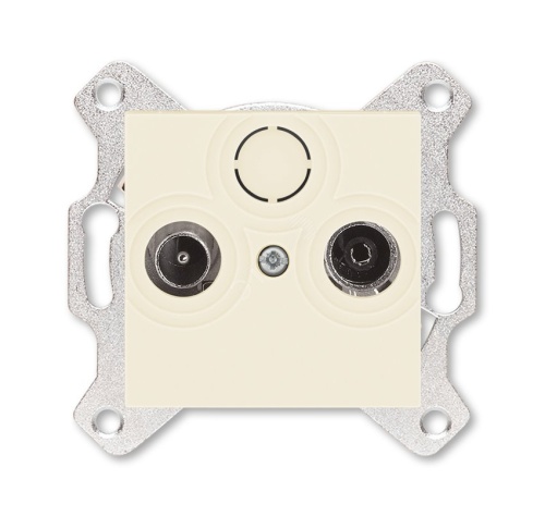 Розетка TV-R Levit оконечная слоновая кость | код 5011H-A03503 17W | ABB Розетка TV-R Levit оконечная слоновая кость | код 5011H-A03503 17W | ABB