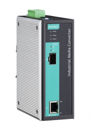 Конвертер IMC-101G-IEX Industrial Giga Media Converter, 10/100/1000BaseT(X) to 1000BaseSX/LX/LHX/ZX, t: 0/60, IECEx Certification Approval | код 00-06097790 | MOXA