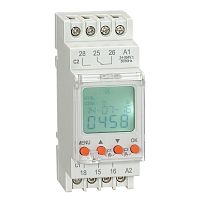 Цифровой таймер RD-TPD2, 2CO, 16A(250VAC), 24_264VAC/DC, недельная программа, русское меню, LCD, 2M | код RD-TPD2 | RELETEK