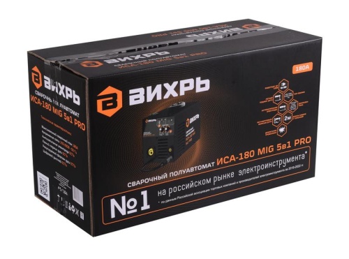 Полуавтомат сварочный ИСА-180 MIG 5в1 PRO | код 65/184 | Вихрь фото 10 Полуавтомат сварочный ИСА-180 MIG 5в1 PRO | код 65/184 | Вихрь фото 10