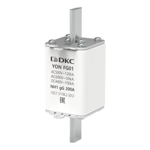Предохранитель YON ножевого типа FG1 с одинарной индикацией 200А | код 1FG01-0200 | DKC