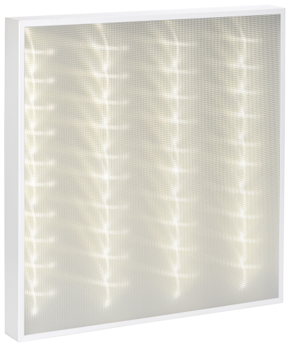 LIGHTING PRO Светильник светодиодный ДВО 1001 45Вт 4000К IP40 595х595мм микропризма | код LTP-DVO2-1001-45-40-K01 | IEK фото 3