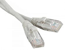 Патч-корд реверсивный U/UTP Cat.5e LSZH 1 м серый, Hyperline PC-LPM-UTP-RJ45-REV-RJ45-C5e-1M-LSZH-GY | код 230414 | Hyperline