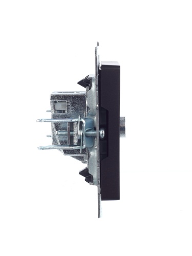 BRITE Розетка TV оконечная РТВ11-0-БрЧ черный | код BR-A10-O-K02 | IEK фото 4