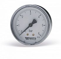 Манометр аксиальный 1/4' х 50 мм / 0-6 бар (10008092) | код RAN30H27J5SO5K | WATTS Industries