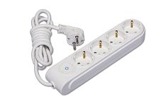 Удлинитель 4х15м с заземл. 16А IP20 с выкл. защ. шторки Makel N4310093