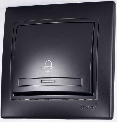 MIRA Кнопка звонка чёрный бархат со вставкой (10шт/120шт) | код 701-4242-103 | LEZARD фото 2 MIRA Кнопка звонка чёрный бархат со вставкой (10шт/120шт) | код 701-4242-103 | LEZARD фото 2