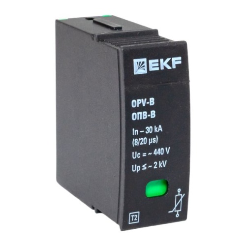 Сменный модуль к ОПВ-B In-30кА 440В с сигнализацией EKF | код opv-b-module | EKF фото 2 Сменный модуль к ОПВ-B In-30кА 440В с сигнализацией EKF | код opv-b-module | EKF фото 2
