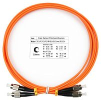 Cabeus FOP-62-FC-FC-2m Шнур оптический duplex FC-FC 62,5/125 mm 2м LSZH | код 7589c | Cabeus