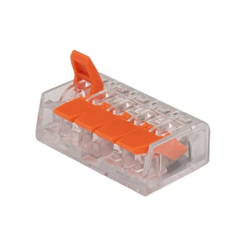 Клеммы монтажные многоразовые PTC-5P 221-415 450V 32A 0,14-4.0mm2, 5 отверстий, прозрачные / 50шт. | код 5050945 | JazzWay фото 2 Клеммы монтажные многоразовые PTC-5P 221-415 450V 32A 0,14-4.0mm2, 5 отверстий, прозрачные / 50шт. | код 5050945 | JazzWay фото 2