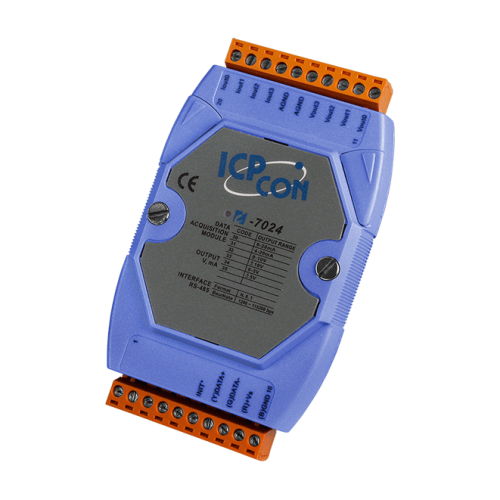 I-7024 CR 4-channel 14-bit analog output module | код 00-01086877 | ICP DAS